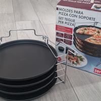 set teglie per pizza
