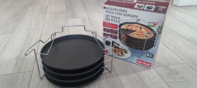 set teglie per pizza