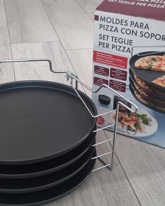 set teglie per pizza
