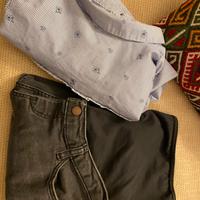 Premaman jeans e camicia