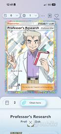 Professor' Research Oak ITA Pokemon TCGP