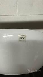 Coppia vaso piu ciotola arredo IVV MADE IN ITALY,