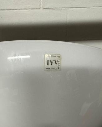 Coppia vaso piu ciotola arredo IVV MADE IN ITALY,