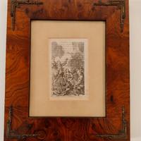 Cornice in Radica con Santino 