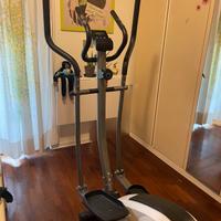 Ellittica con sensori battito cardiaco