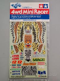 Raro set adesivi Astute mini 4wd