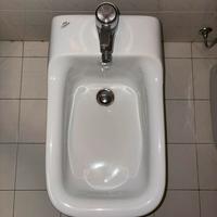Bidet + miscelatore in ceramica, anni 80