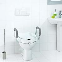 Alzata universale per WC con braccioli antiscivolo