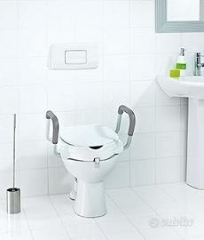 Alzata universale per WC con braccioli antiscivolo