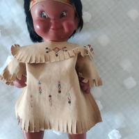 Bambola Indiana Vintage anni '60 '70 Originale