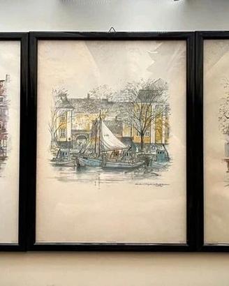 Set 3 stampe Vintage Mads Stage – Copenaghen