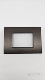 Placca Bticino living AIR LNC4803NIS - nichel 3mod
