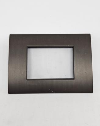 Placca Bticino living AIR LNC4803NIS - nichel 3mod
