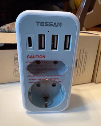 Adattatore per presa Tedesco 3pz