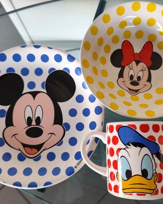 Disney Kit Pappa Topolino, Minni, Paperino 3 pezzi