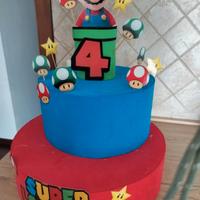 Torta finta di Super Mario 