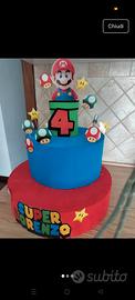 Torta finta di Super Mario 
