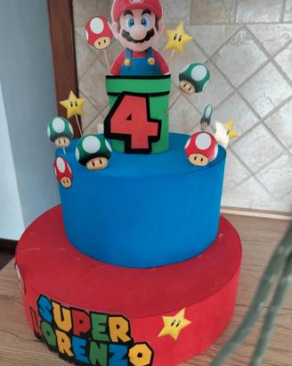 Torta finta di Super Mario 