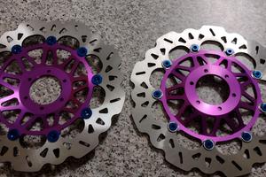 dischi freno Honda CBR 900 1998 nuovi viola kit 