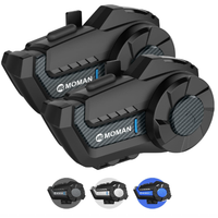 Moman Interfono Moto, H2 Pro【2 Pezzi Fibra di carb
