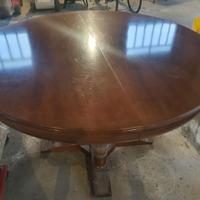 TAVOLO ROTONDO CLASSICO IN LEGNO MASSELLO