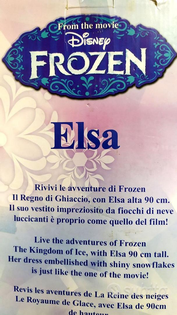 Bambola ELSA di Frozen Alta 90 cm