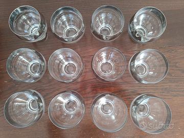 set 12 bicchieri Roly Poly vintage anni 60