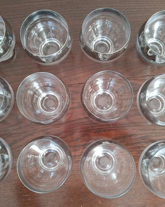 set 12 bicchieri Roly Poly vintage anni 60