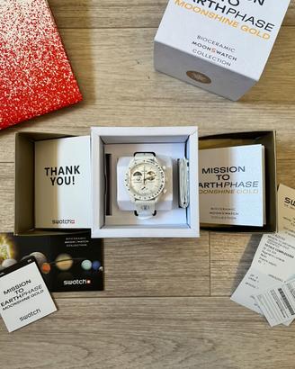 Montre Omega x Swatch Mission to Earthphase Gold