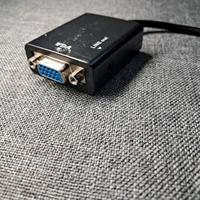 Adattatore Micro HDMI a VGA + uscita audio Line Ou