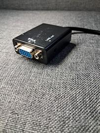 Adattatore Micro HDMI a VGA + uscita audio Line Ou