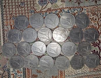 23 monete 10 lire spighe 1955