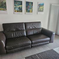 Divano in pelle Calia