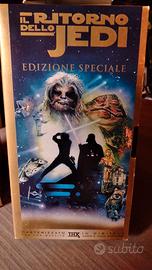 Videocassetta Vhs 3 FIlm Guerre stellari Leggere