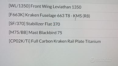 SAB Foil Leviathan 1350 completo