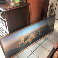 Quadro con stampa di New york con cornice e vetro