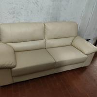 Divano vera pelle 3 posti