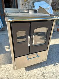 cucina economica a legna  ventilata 