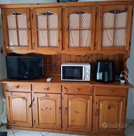 CREDENZA IN PINO MASSELLO