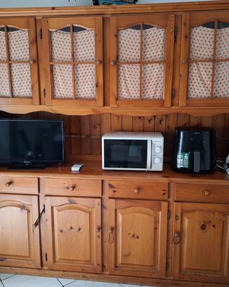 CREDENZA IN PINO MASSELLO