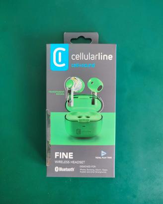 Auricolari Cuffie Cellularline Fine Wireless 