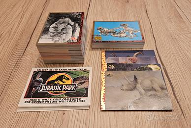 1992 Topps Jurassic Park Set Completo + 32 Gold