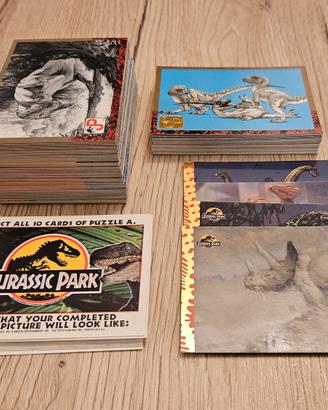 1992 Topps Jurassic Park Set Completo + 32 Gold