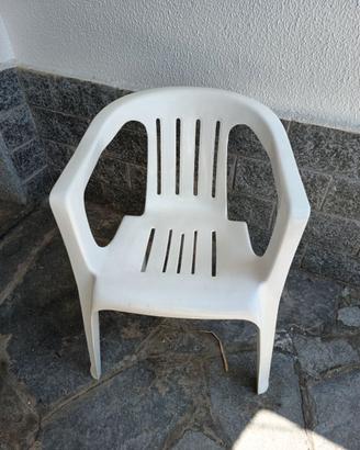 Sedie in plastica da giardino
