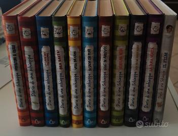set 11 libri diario di una schiappa 