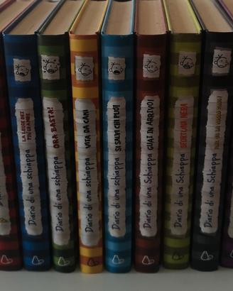 set 11 libri diario di una schiappa 