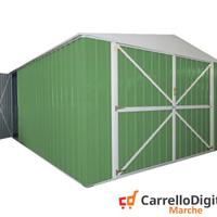 Box auto in Acciaio lamiera 360x514 verde chiaro