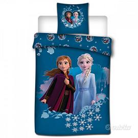 Copri piumini + federa Frozen - La Reine des Neige