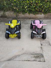 2 quad elettrici per bambini 