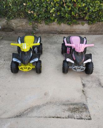 2 quad elettrici per bambini 